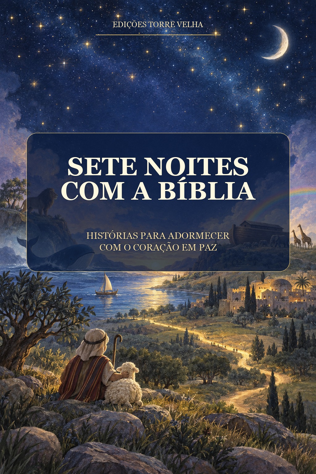 Capa de Sete Noites com a Bíblia